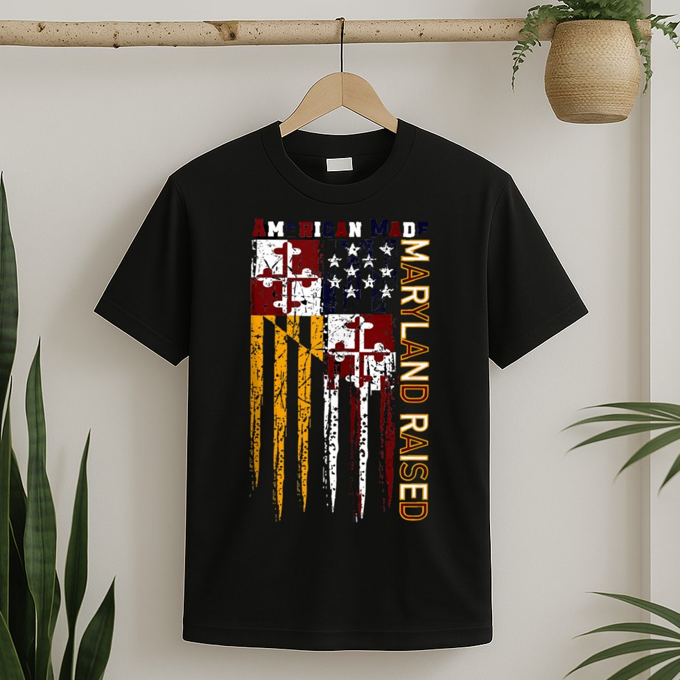 American Made Maryland Raised T-Shirt