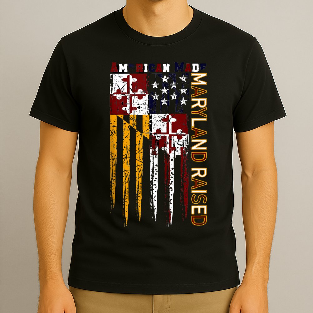 American Made Maryland Raised T-Shirt