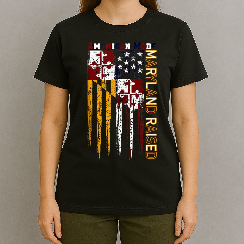 American Made Maryland Raised T-Shirt