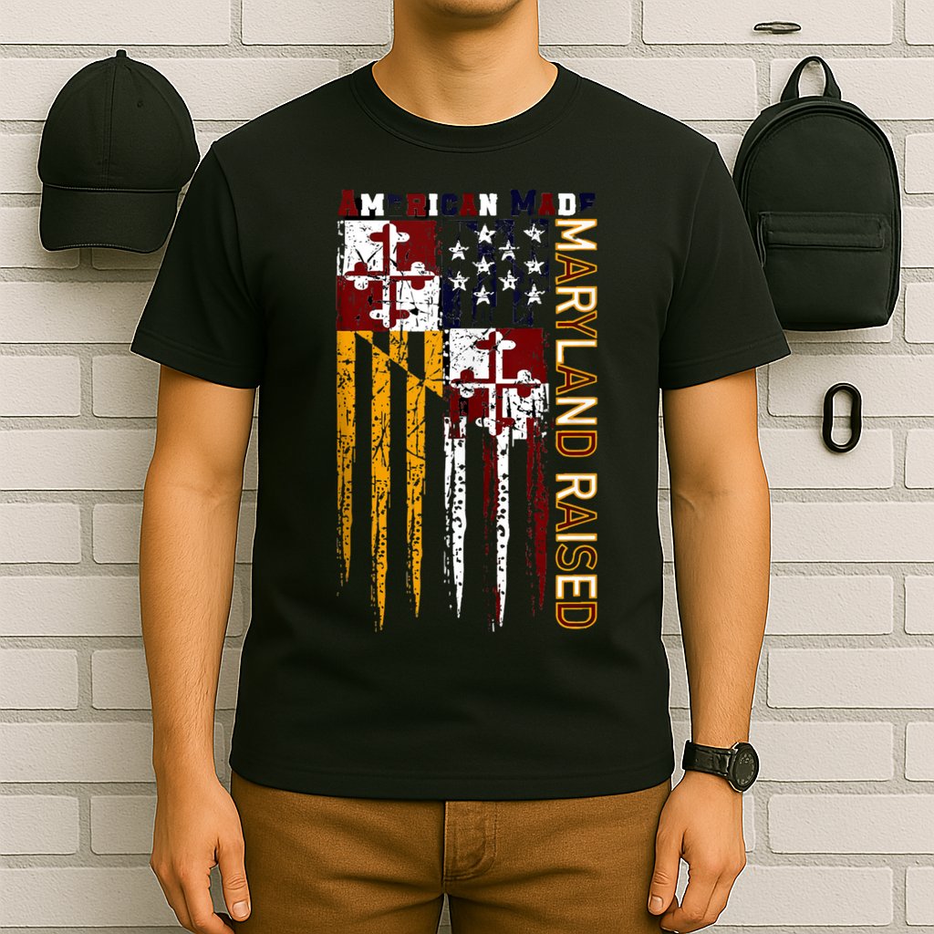 American Made Maryland Raised T-Shirt