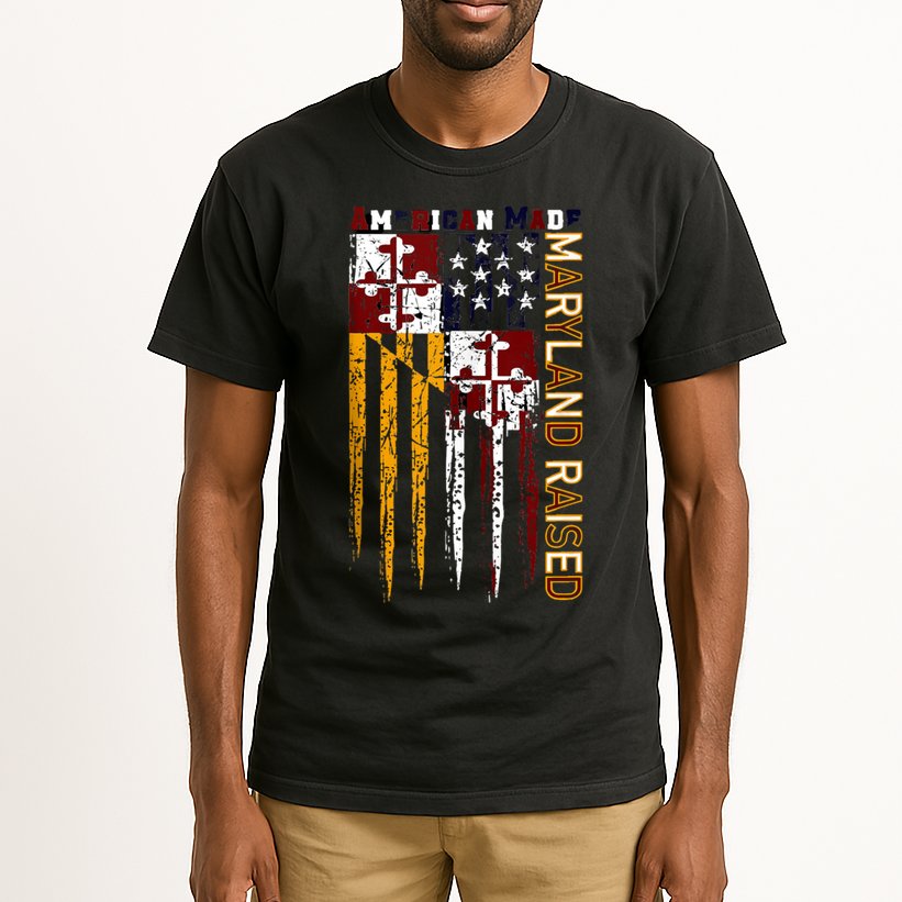 American Made Maryland Raised Tall T-Shirt