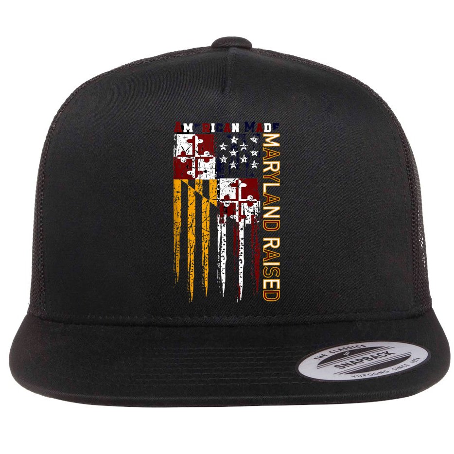 American Made Maryland Raised Flat Bill Trucker Hat