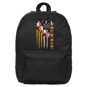 American Made Maryland Raised 16 in Basic Backpack