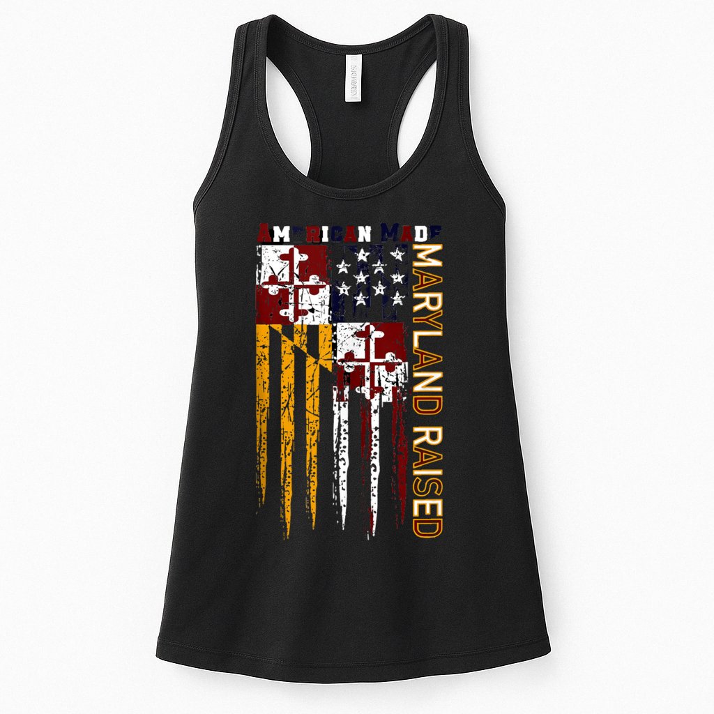 American Made Maryland Raised Womens Tank Top