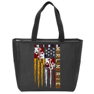 American Made Maryland Raised Zip Tote Bag