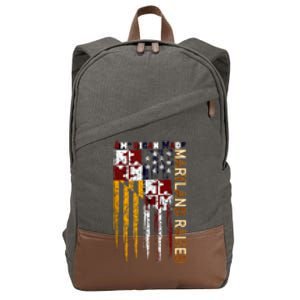 American Made Maryland Raised Cotton Canvas Backpack