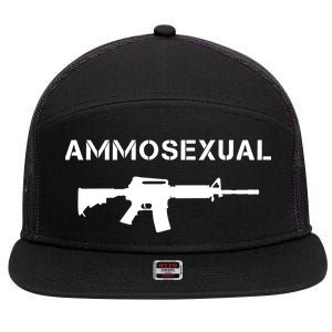 Ammosexual Pro Guns 7 Panel Mesh Trucker Snapback Hat