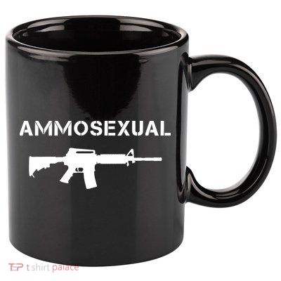 Ammosexual Pro Guns 11oz C Handle Ceramic Mug