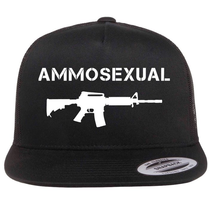 Ammosexual Pro Guns Flat Bill Trucker Hat