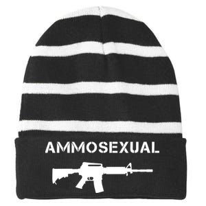 Ammosexual Pro Guns Striped Beanie with Solid Band