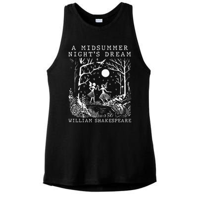 A Midsummer Nights Dream Shakespeare Ladies PosiCharge Tri-Blend Wicking Tank