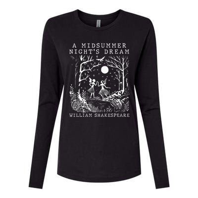 A Midsummer Nights Dream Shakespeare Womens Cotton Relaxed Long Sleeve T-Shirt