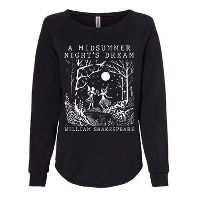 A Midsummer Nights Dream Shakespeare Womens California Wash Sweatshirt