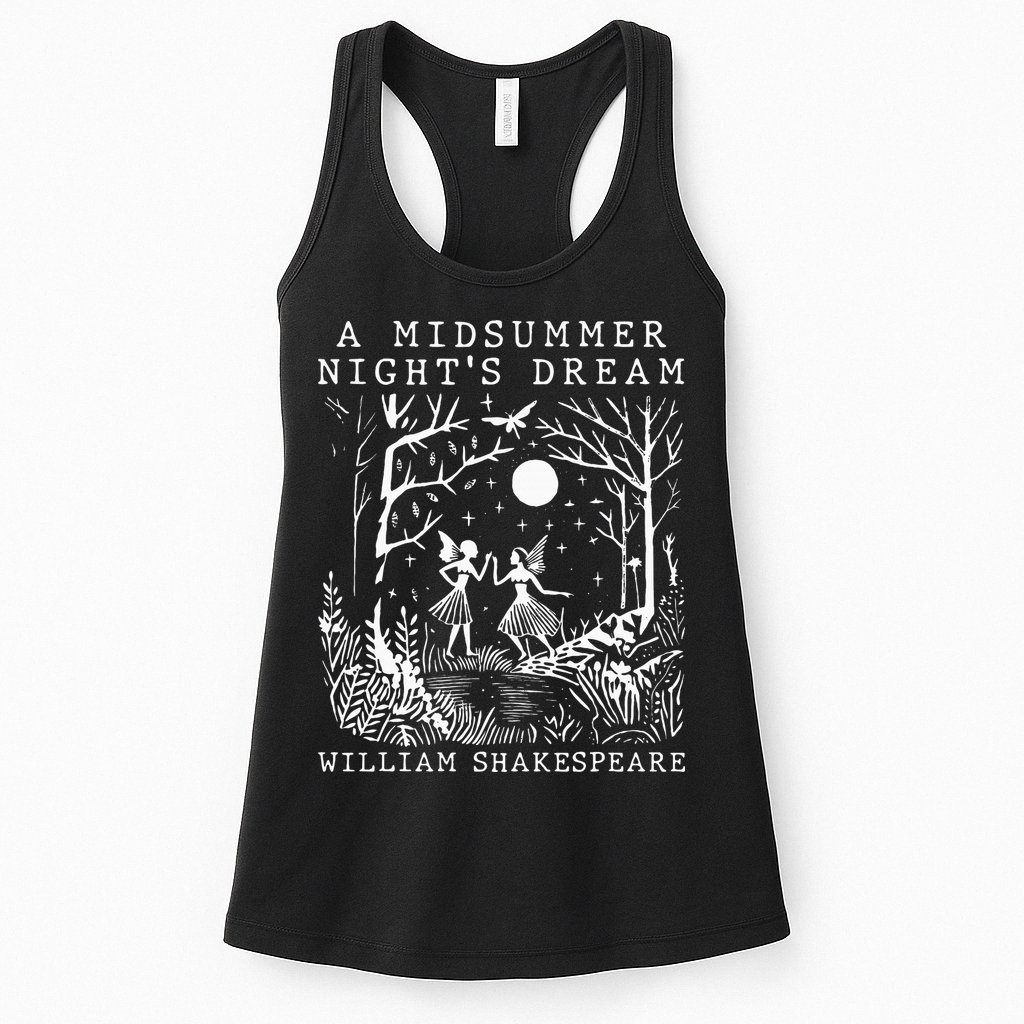 A Midsummer Nights Dream Shakespeare Womens Tank Top
