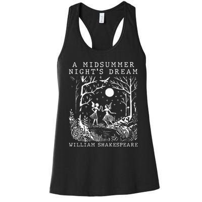 A Midsummer Nights Dream Shakespeare Women's Racerback Tank