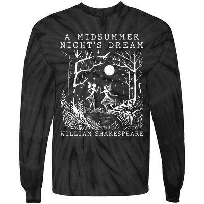 A Midsummer Nights Dream Shakespeare Tie-Dye Long Sleeve Shirt