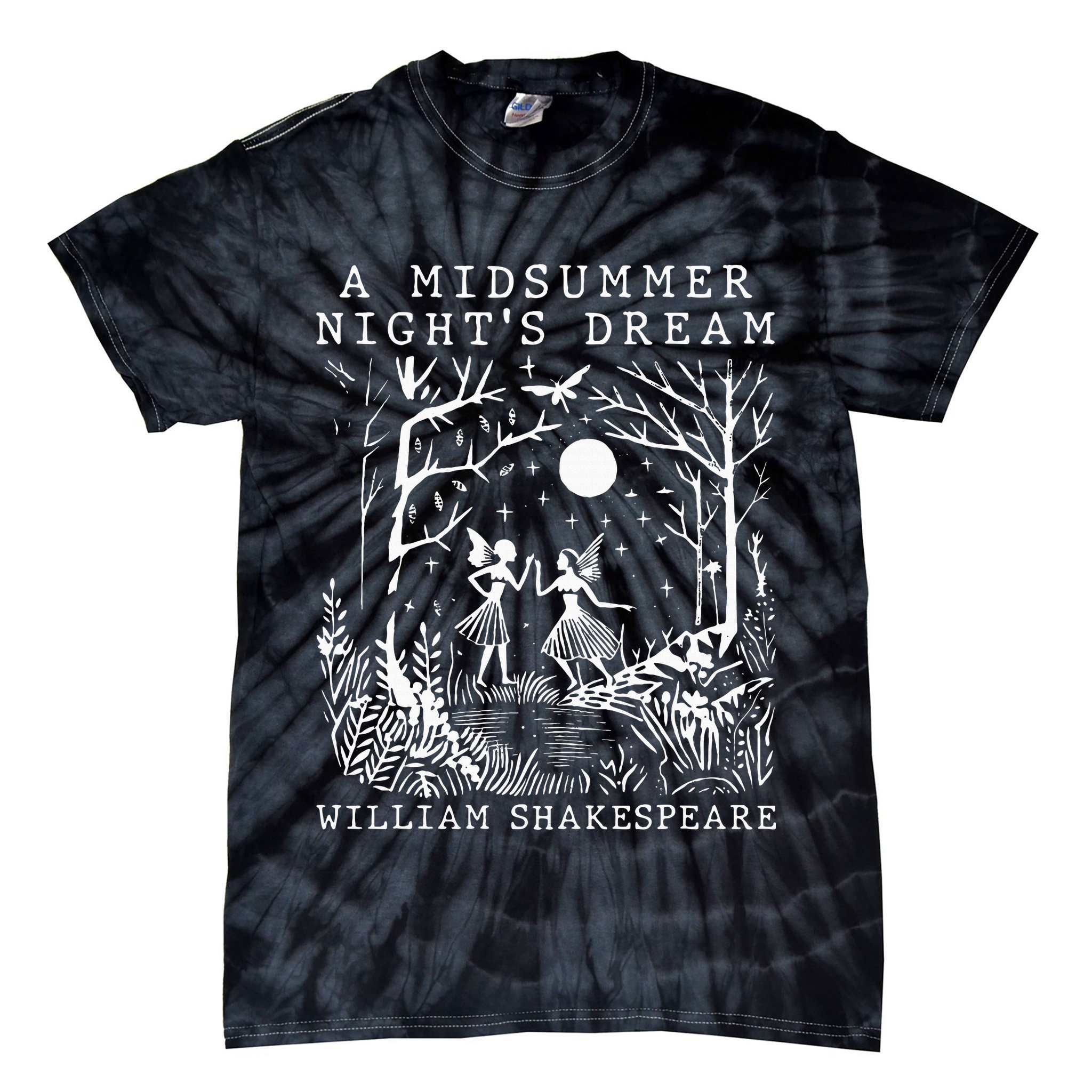 A Midsummer Nights Dream Shakespeare Tie-Dye T-Shirt