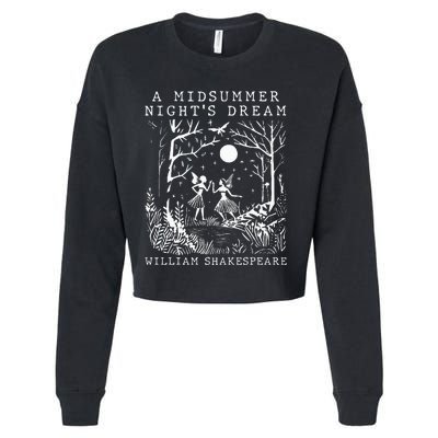 A Midsummer Nights Dream Shakespeare Cropped Pullover Crew