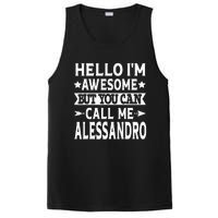 Alessandro Men Name Hello Im Awesome Call Me Alessandro PosiCharge Competitor Tank