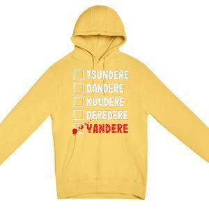 Anime & Manga Notice Me Senpai Yandere Premium Pullover Hoodie