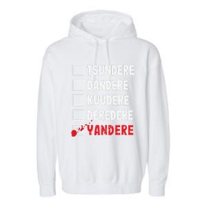 Anime & Manga Notice Me Senpai Yandere Garment-Dyed Fleece Hoodie