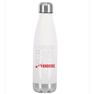 Anime & Manga Notice Me Senpai Yandere Stainless Steel Insulated Water Bottle