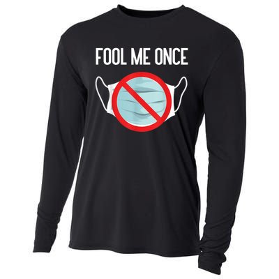 Anti Mask No More Masks I Will Not Comply Stop Mask Wearing Cooling Performance Long Sleeve Crew