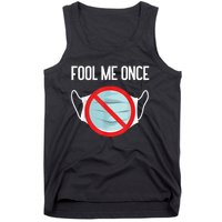 Anti Mask No More Masks I Will Not Comply Stop Mask Wearing Tank Top