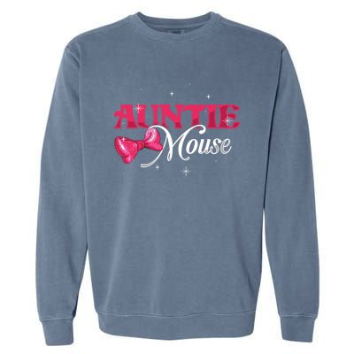 Auntie Mouse Niece Nephew Aunt Meaningful Gift Garment-Dyed Sweatshirt