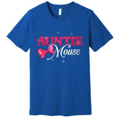 Auntie Mouse Niece Nephew Aunt Meaningful Gift Premium T-Shirt