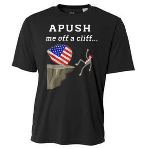 Apush Me Off A Cliff 2024 Ap Exam For Students Funny Cooling Performance Crew T-Shirt