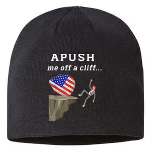 Apush Me Off A Cliff 2024 Ap Exam For Students Funny Sustainable Beanie