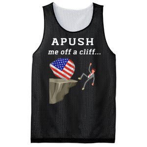 Apush Me Off A Cliff 2024 Ap Exam For Students Funny Mesh Reversible Basketball Jersey Tank