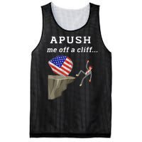 Apush Me Off A Cliff 2024 Ap Exam For Students Funny Mesh Reversible Basketball Jersey Tank