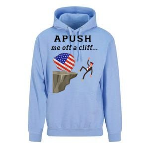 Apush Me Off A Cliff 2024 Ap Exam For Students Funny Unisex Surf Hoodie