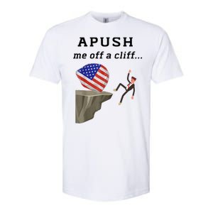 Apush Me Off A Cliff 2024 Ap Exam For Students Funny Softstyle CVC T-Shirt