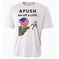 Apush Me Off A Cliff 2024 Ap Exam For Students Funny Cooling Performance Crew T-Shirt