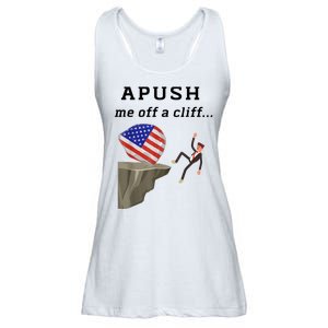 Apush Me Off A Cliff 2024 Ap Exam For Students Funny Ladies Essential Flowy Tank