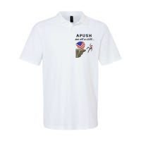 Apush Me Off A Cliff 2024 Ap Exam For Students Funny Softstyle Adult Sport Polo