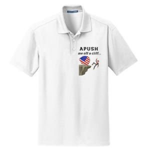 Apush Me Off A Cliff 2024 Ap Exam For Students Funny Dry Zone Grid Polo