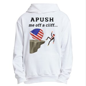 Apush Me Off A Cliff 2024 Ap Exam For Students Funny Urban Pullover Hoodie