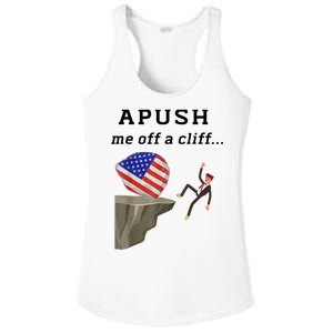 Apush Me Off A Cliff 2024 Ap Exam For Students Funny Ladies PosiCharge Competitor Racerback Tank