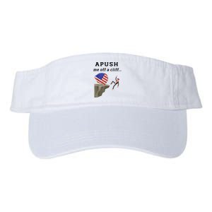 Apush Me Off A Cliff 2024 Ap Exam For Students Funny Valucap Bio-Washed Visor