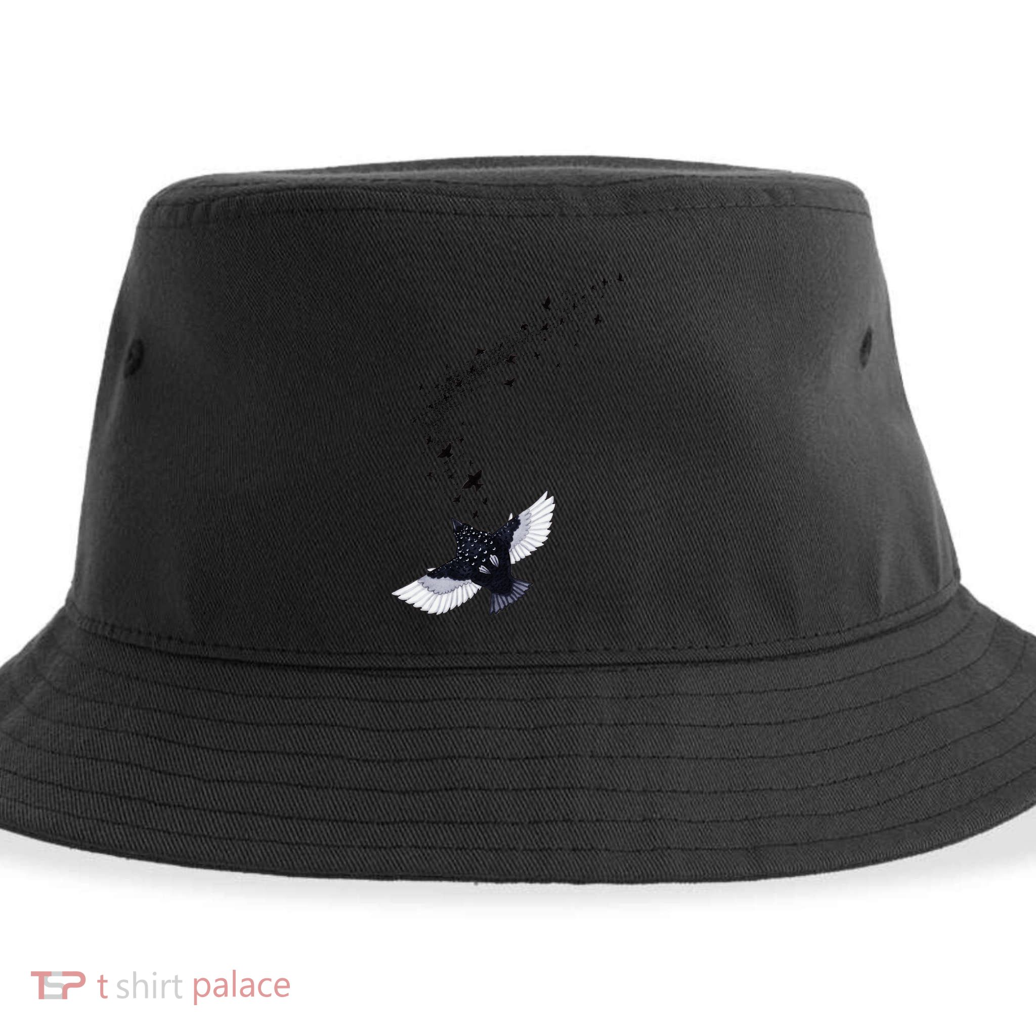 A Murmuration Of Starlings Sustainable Bucket Hat