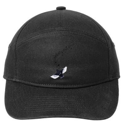 A Murmuration Of Starlings 7-Panel Snapback Hat