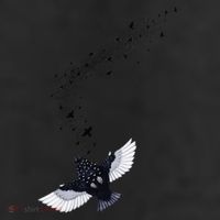 A Murmuration Of Starlings 11oz C Handle Ceramic Mug