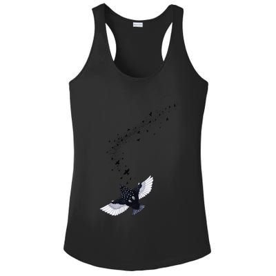 A Murmuration Of Starlings Ladies PosiCharge Competitor Racerback Tank