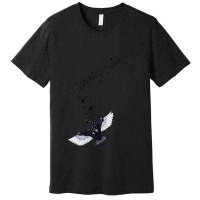 A Murmuration Of Starlings Premium T-Shirt