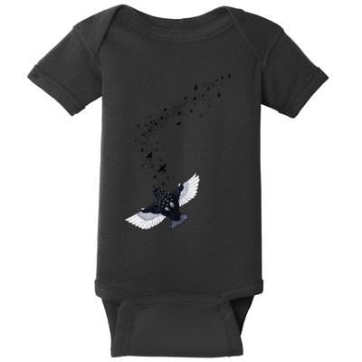 A Murmuration Of Starlings Baby Bodysuit