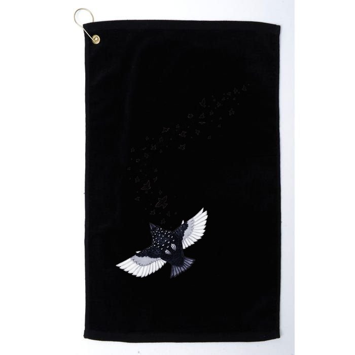 A Murmuration Of Starlings Golf Towel